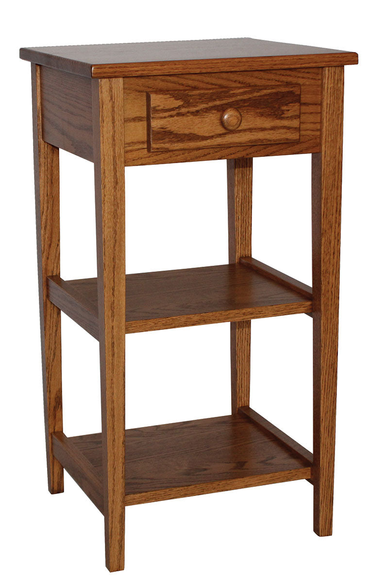 Shaker 16" Phone Stand With Shelf
