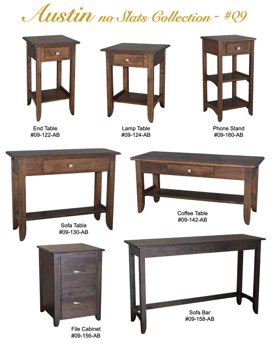 Austin no Slats 42" Coffee Table