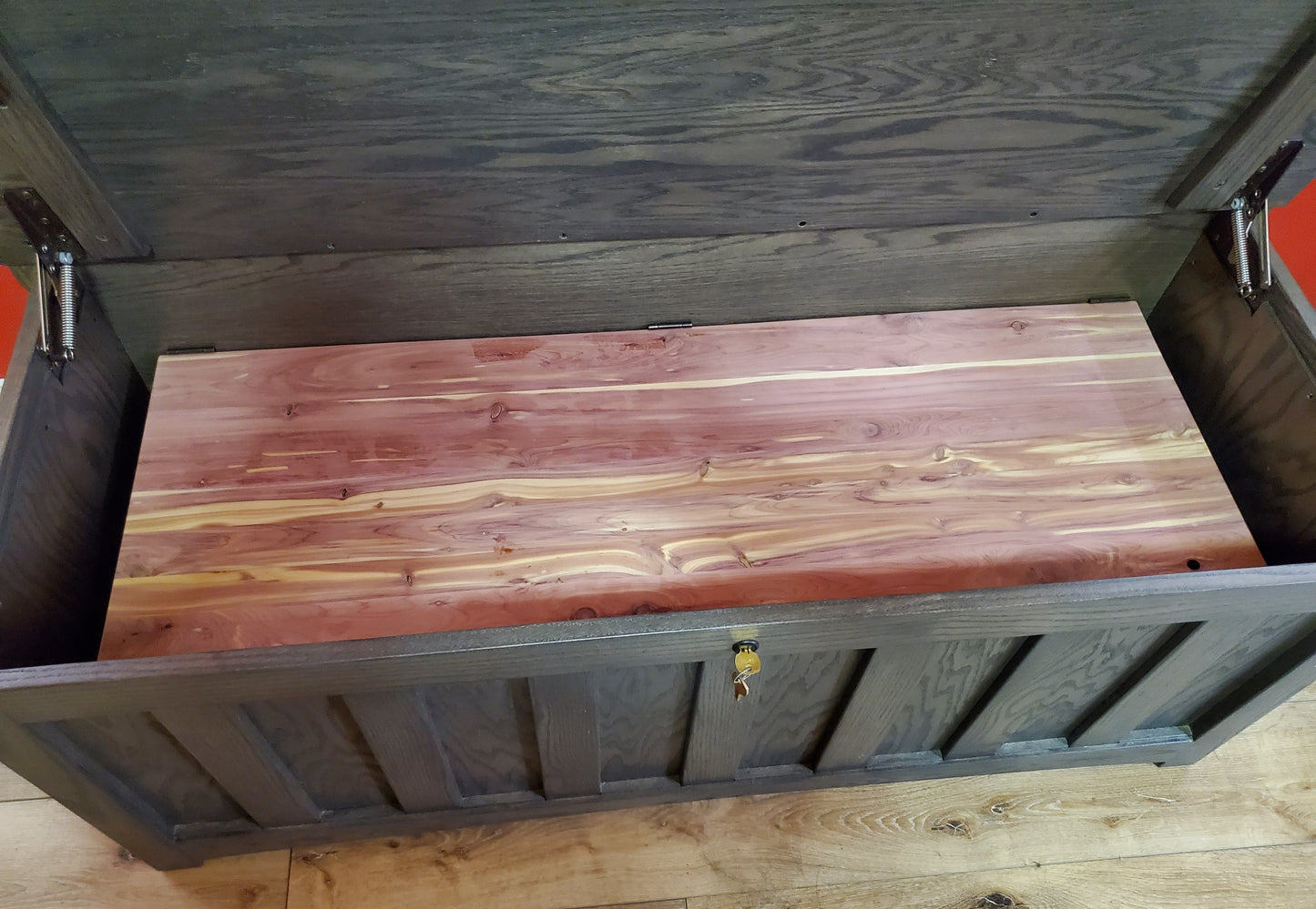 Gun Chest - Blanket Chest from the Outside, Gun Cabinet Inside