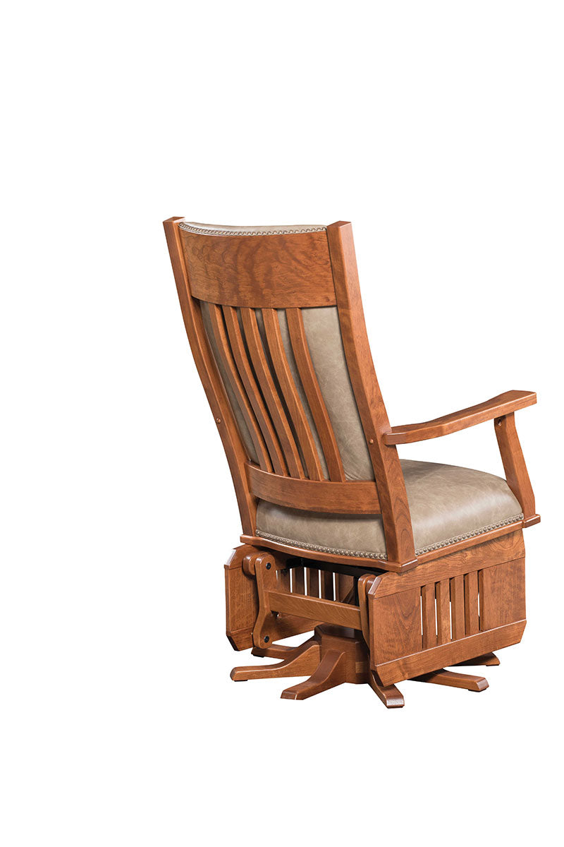 Mission Swivel Glider 8 Leg Base Slotted Sides