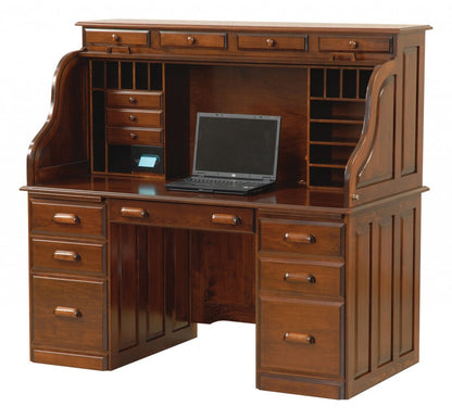 60″ Computer Deluxe Rolltop Desk