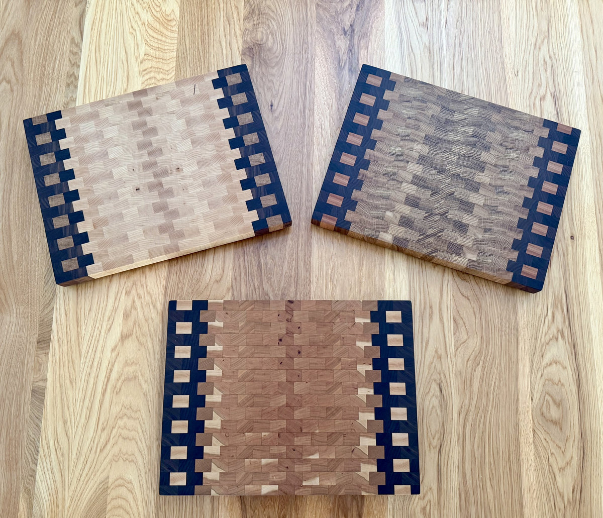 The Dubai Cutting Board – Brooklyn Wood Pattern 12" x 16"