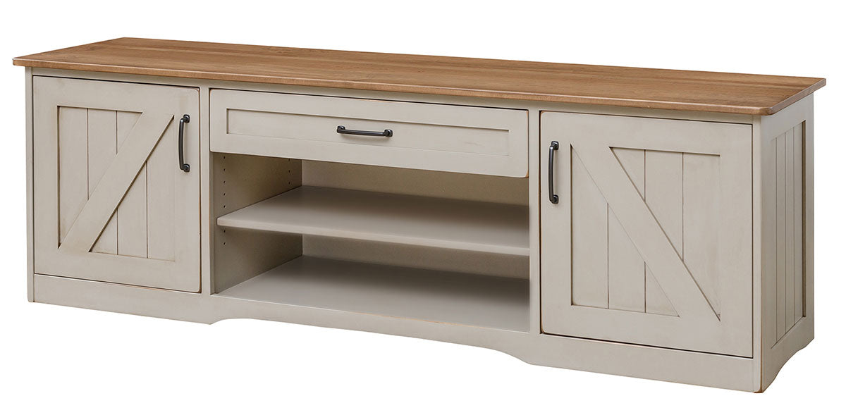Farmstead 80” Entertainment Center