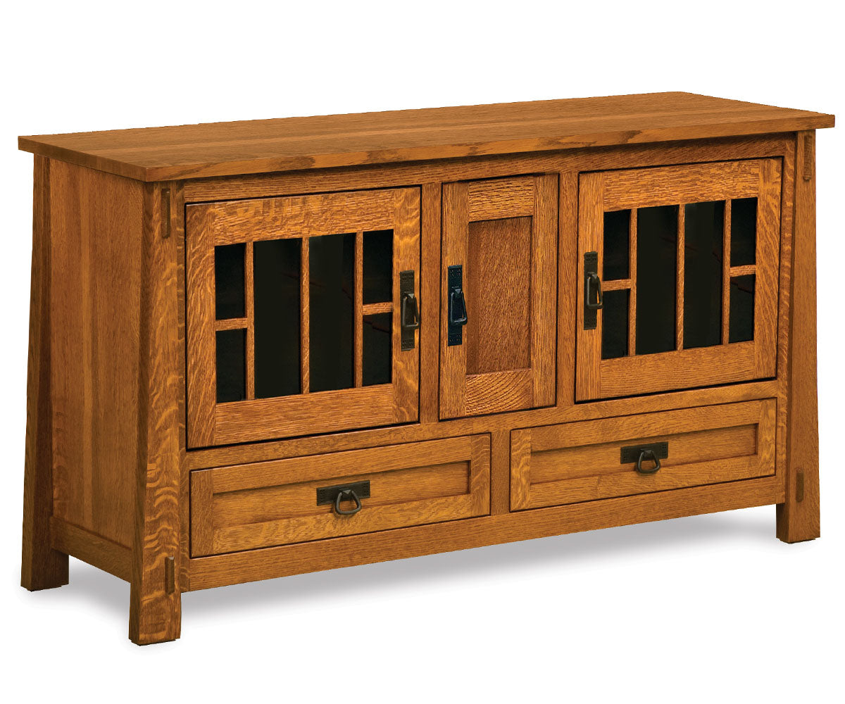 Modesto 36" High, 3 Door, 2 Drawer Media Stand