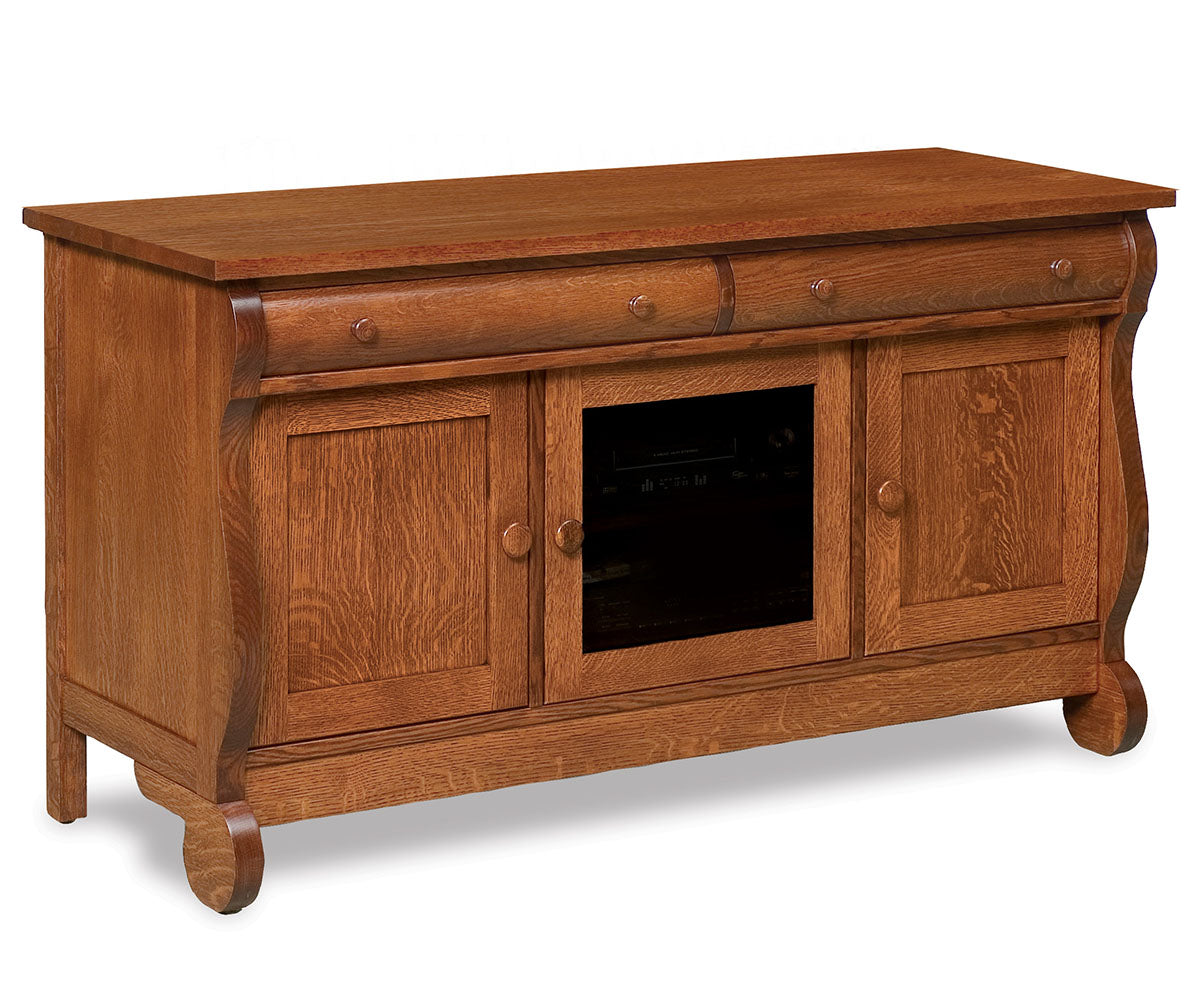 Old Classic Sleigh 3 Door, 2 Drawer Media Stand