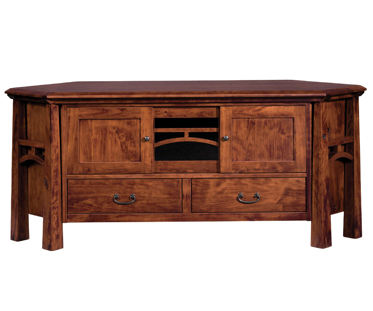 Artesa 3 Door, 2 Drawer, Corner Media Console