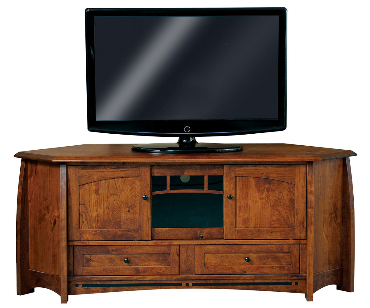 Boulder Creek 3 Door, 2 Drawer Corner Stand