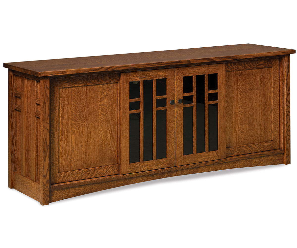 Kascade 4 Door Media Stand (2 Hidden Drawers) – 72"W