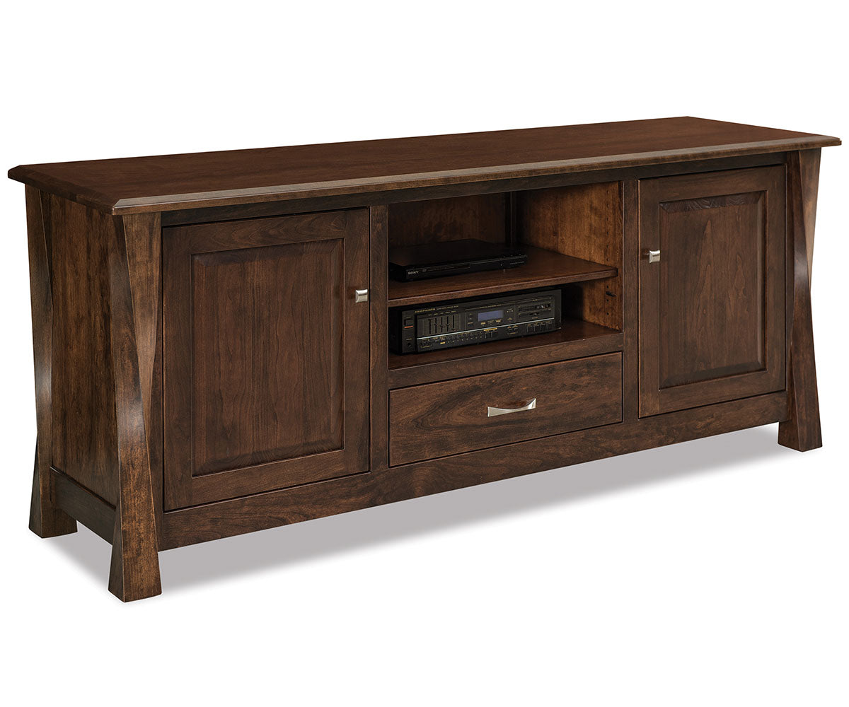 Lexington Arc 2 Door, 1 Drawer Media Stand – 72"W
