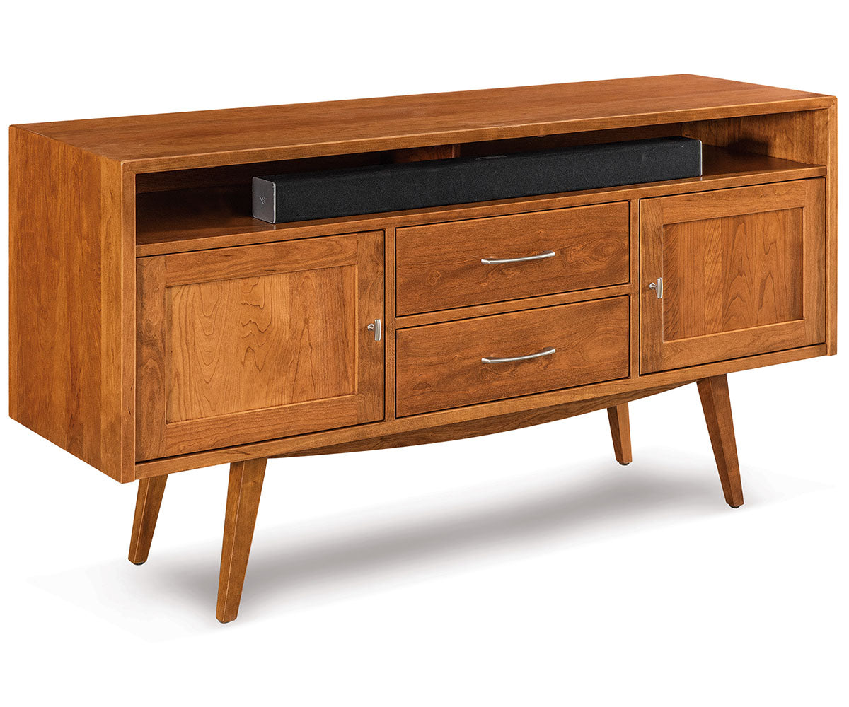 Marina 2 Door, 2 Drawer Media Stand W/Opening