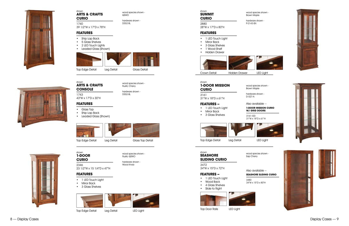 Seashore Sliding Door Curio