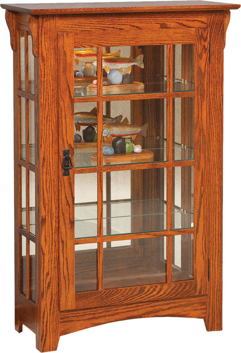 Mission Small Single Door Curio