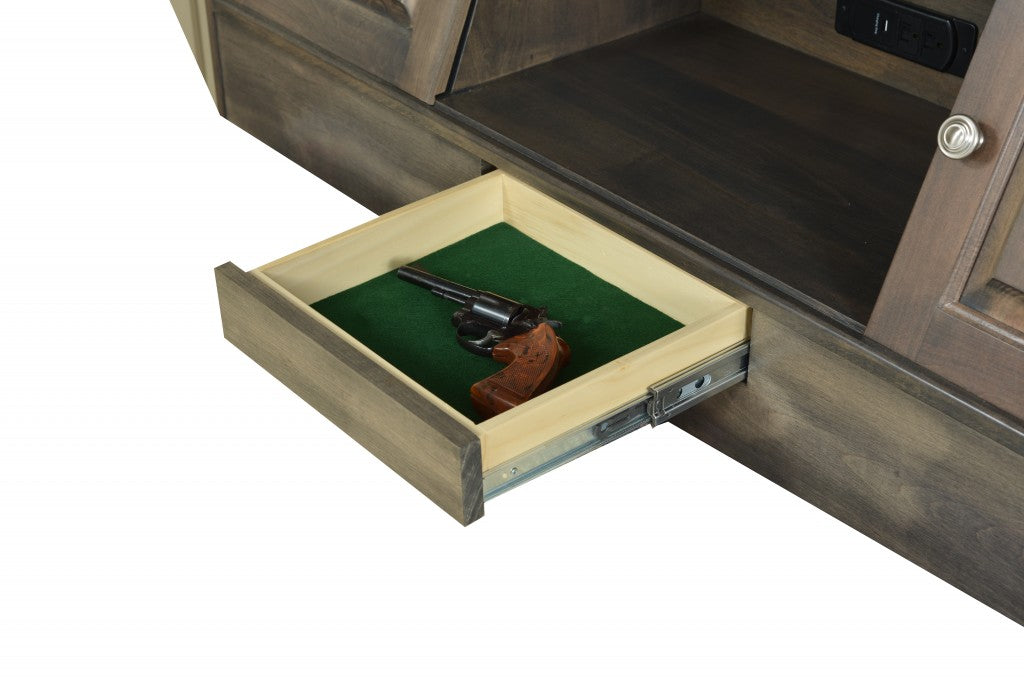 All In One Bookcase Pedestal Bed