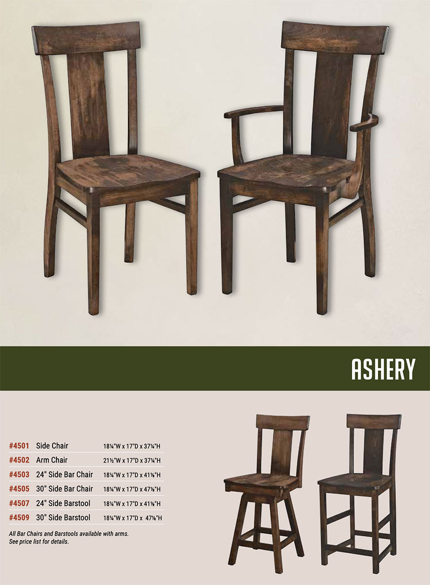 Ashery Swivel Bar Stool