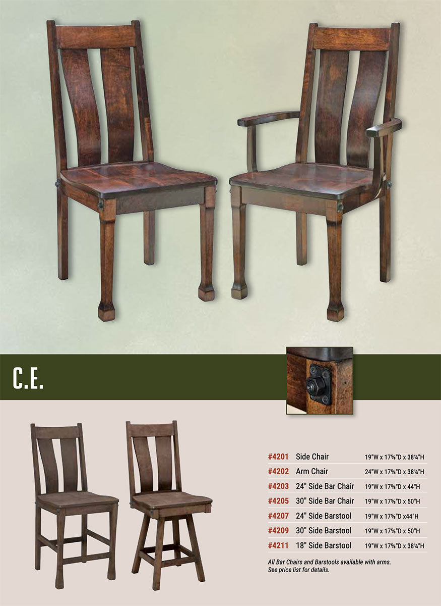 Carla Elizabeth C.E. Bar Stool