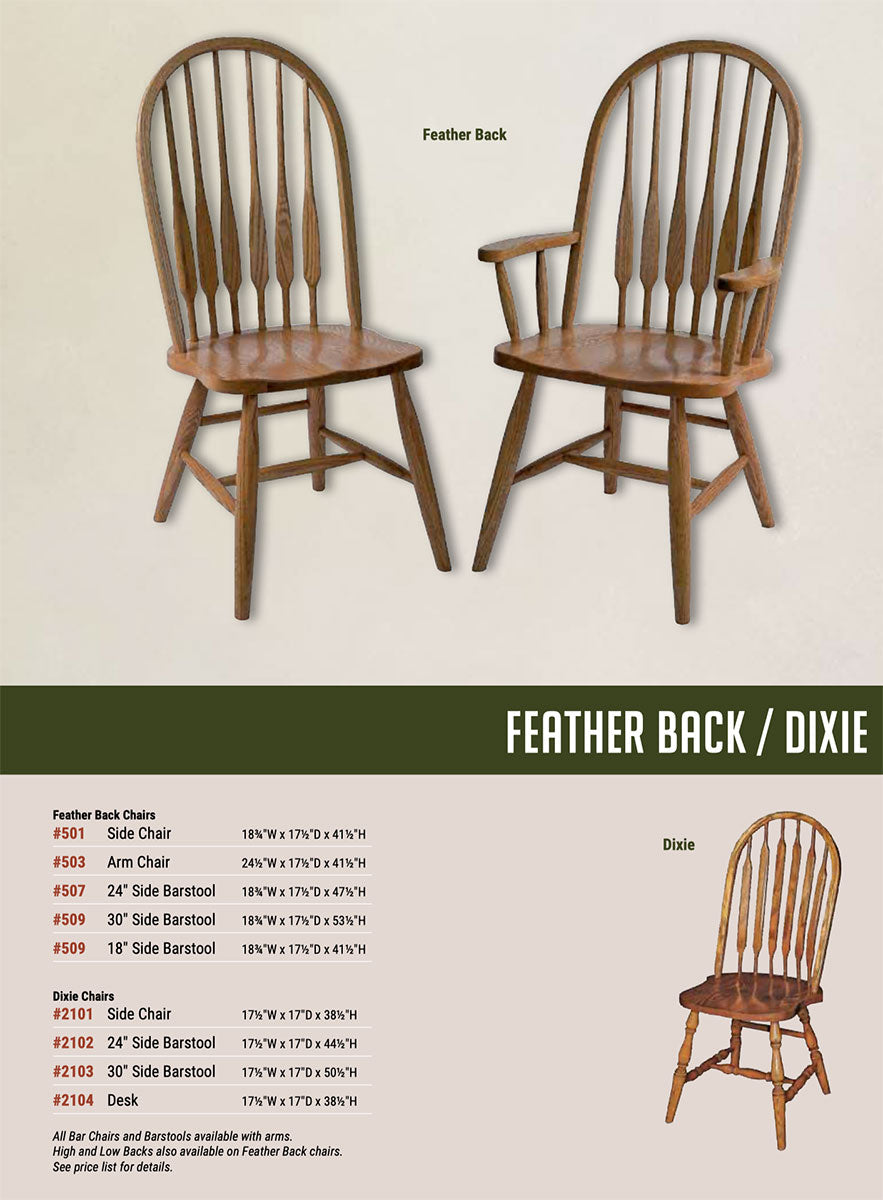 Feather Back Chair