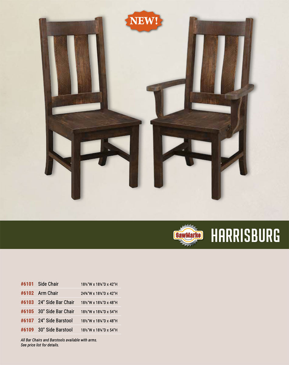 Harrisburg Side Chair - Rough Sawn!