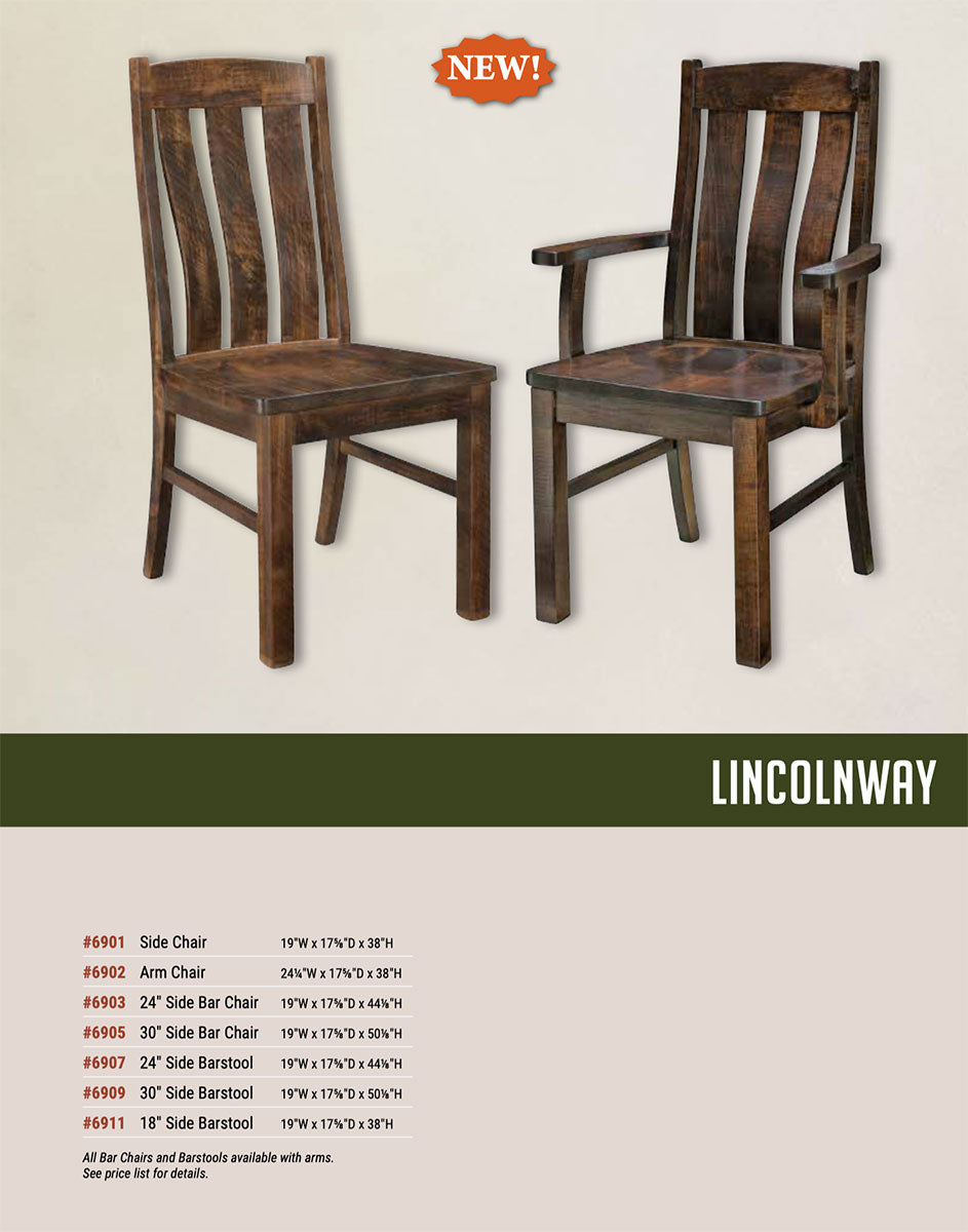 Lincolnway Arm Chair - Rough Sawn!