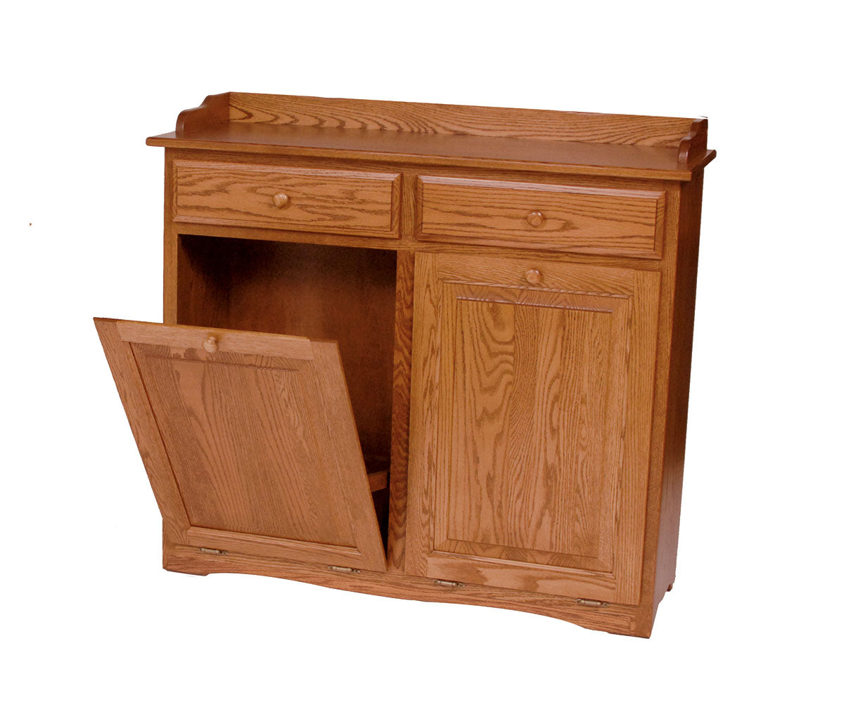 13 Gallon Double Tip Out Trash Bin