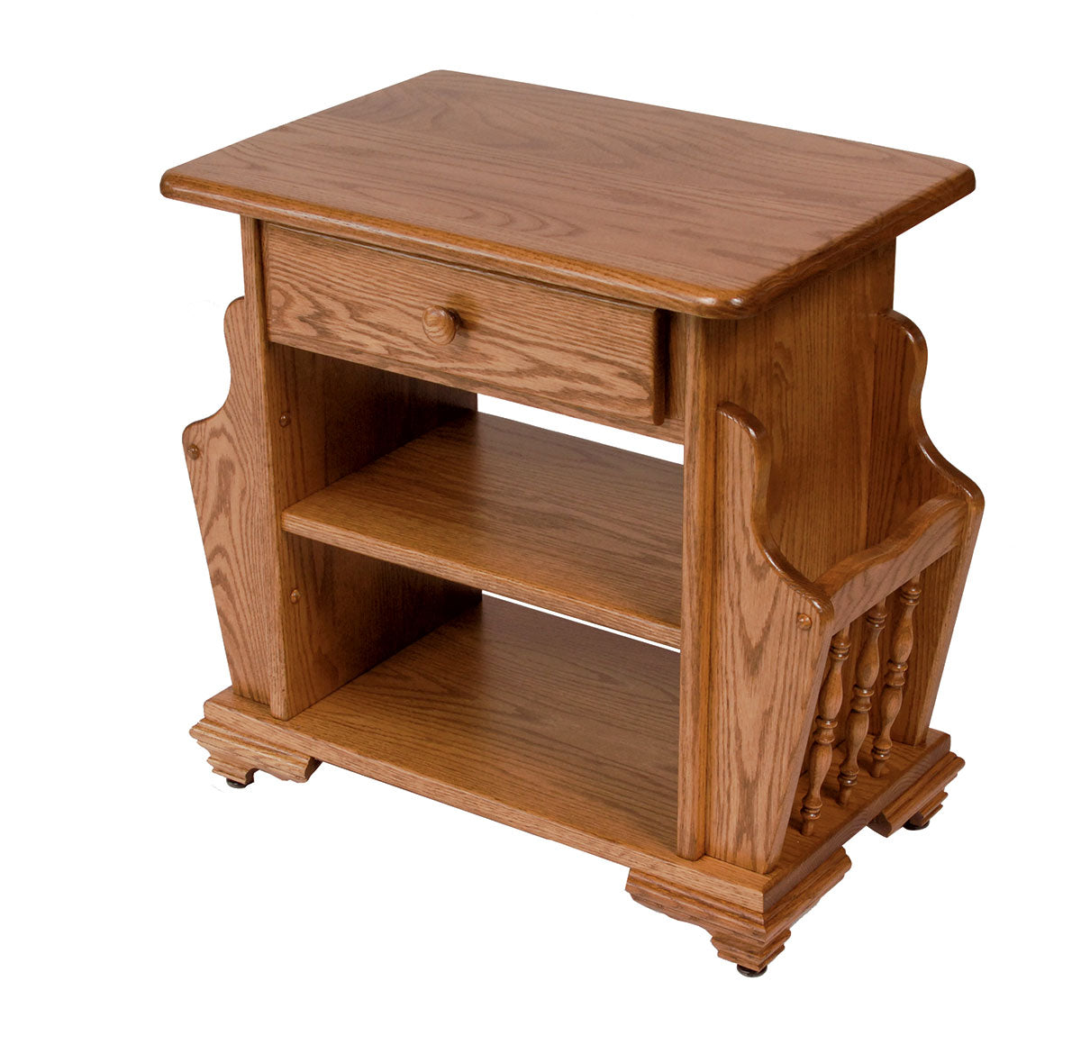 Magazine End Table with Drawer