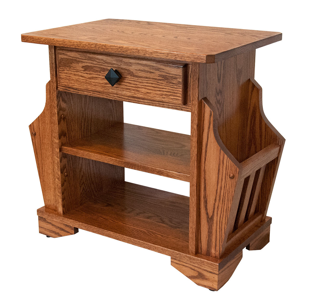 Mission Magazine End Table with Drawer