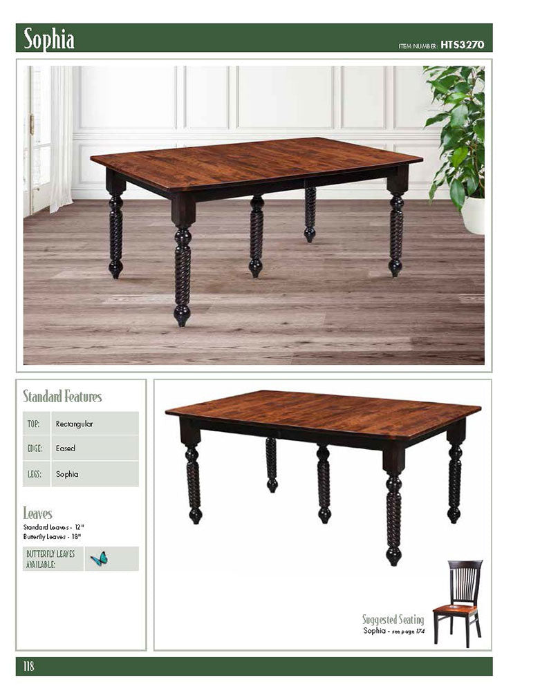 Sophia Leg Table