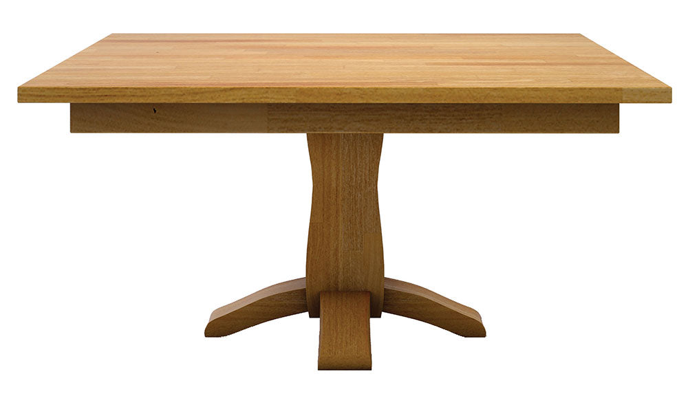 Beveled Shaker Single Pedestal Table