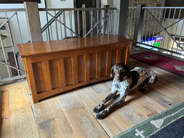 Gun Chest - Blanket Chest from the Outside, Gun Cabinet Inside
