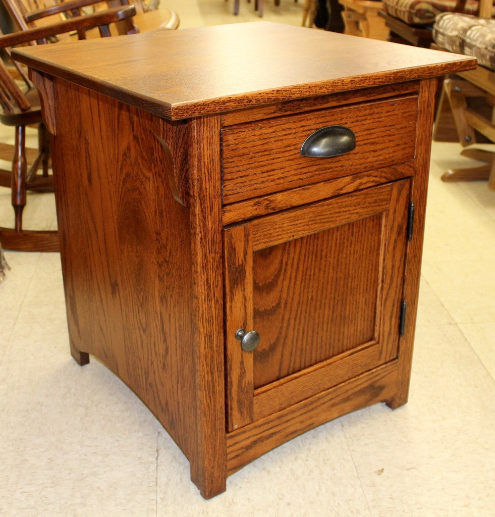 Mission 1-Door End Table