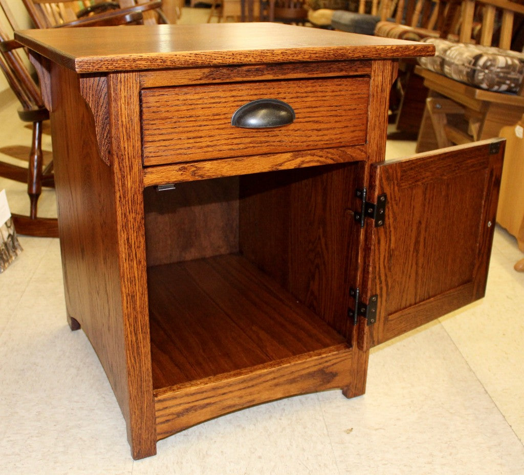 Mission 1-Door End Table