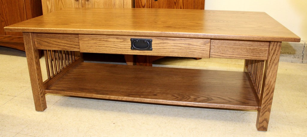 Mission Coffee Table w/ Drawer
