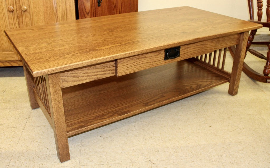 Mission Coffee Table w/ Drawer