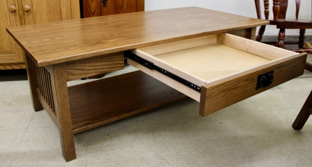 Mission Coffee Table w/ Drawer