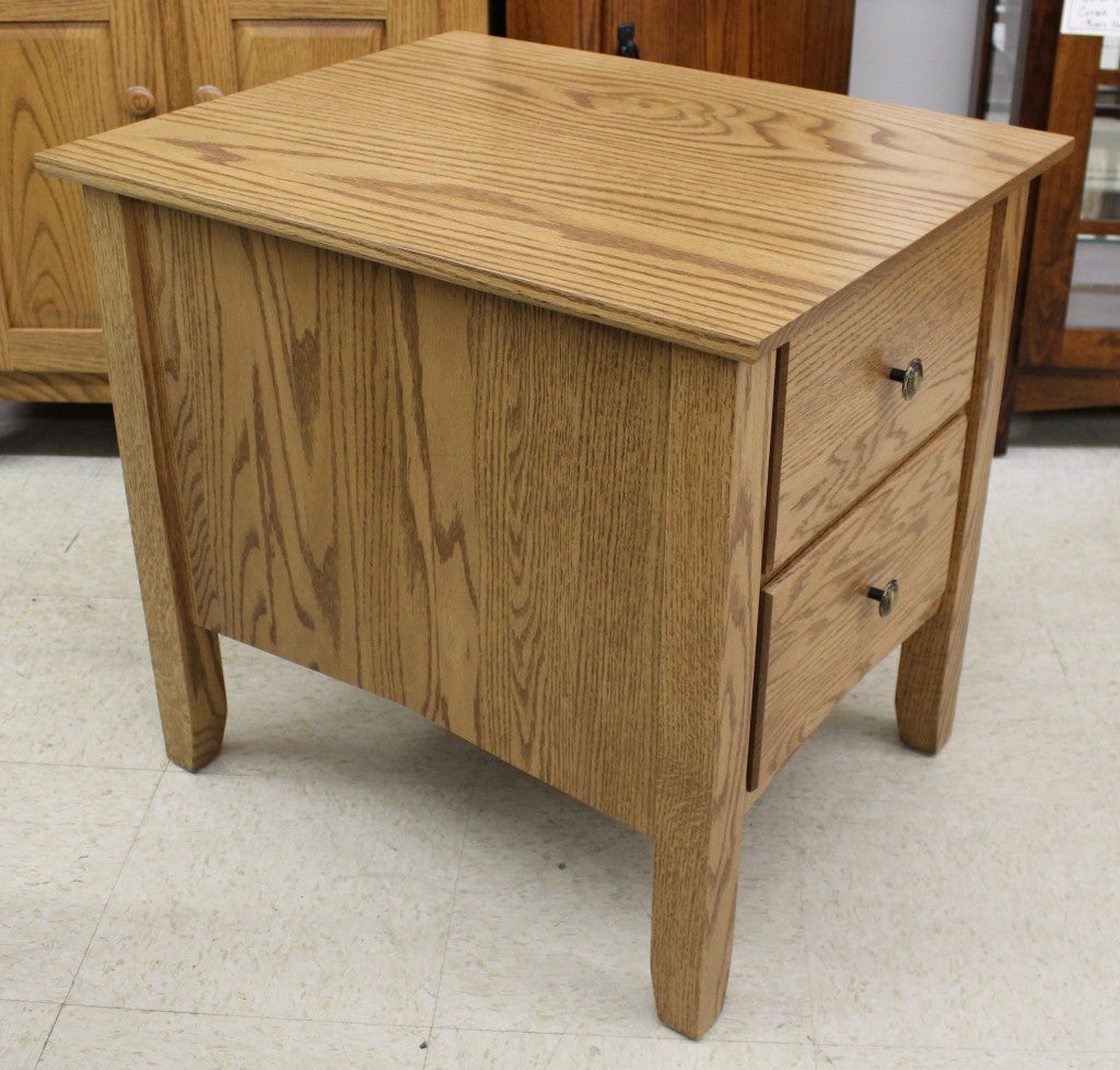 Danville Two Drawer End Table