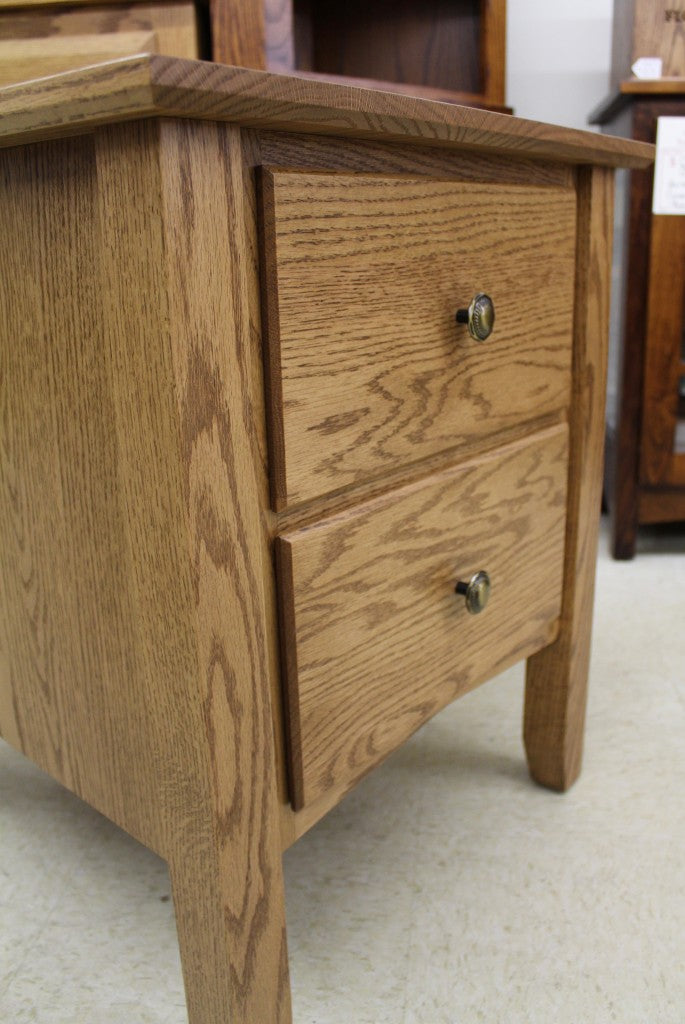 Danville Two Drawer End Table