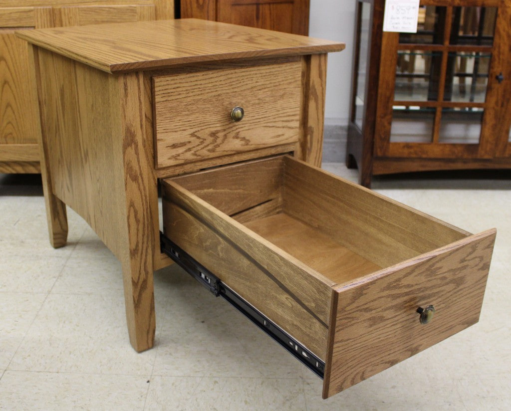 Danville Two Drawer End Table