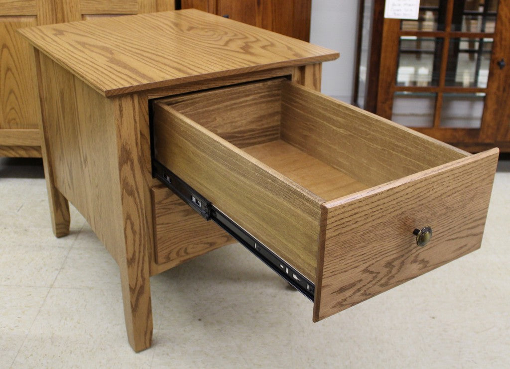 Danville Two Drawer End Table