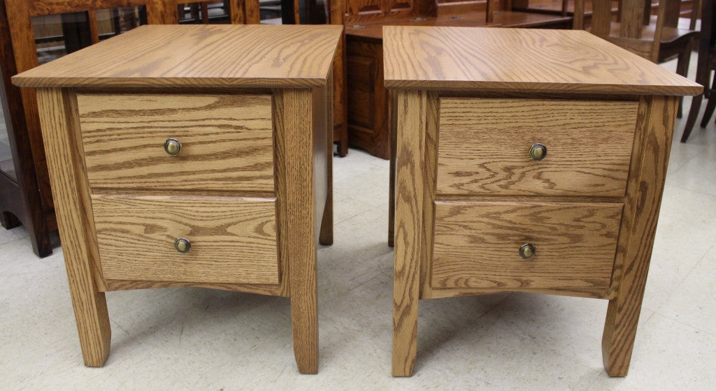 Danville Two Drawer End Table