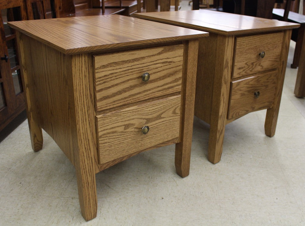 Danville Two Drawer End Table