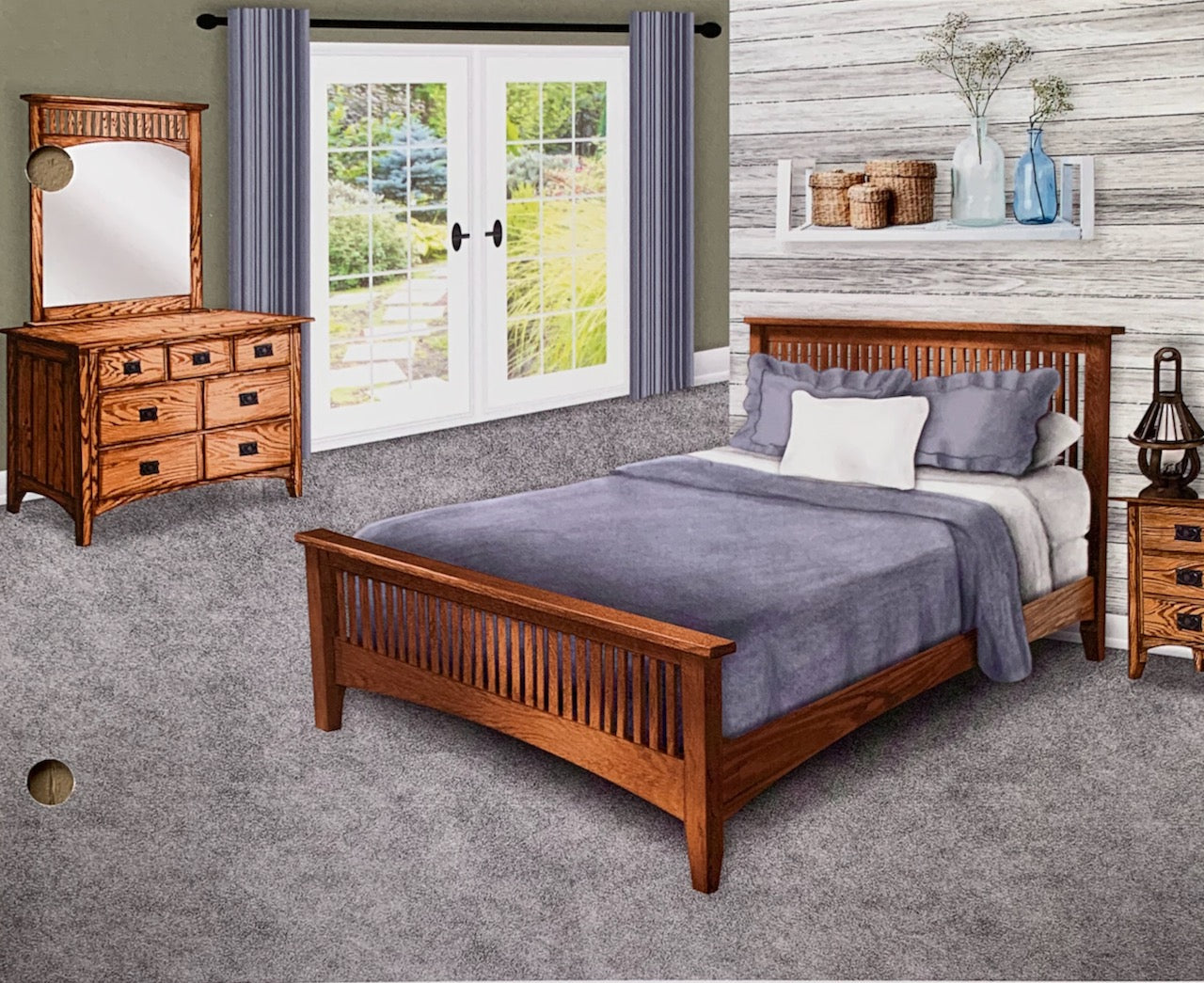 New Mission Bedroom Set