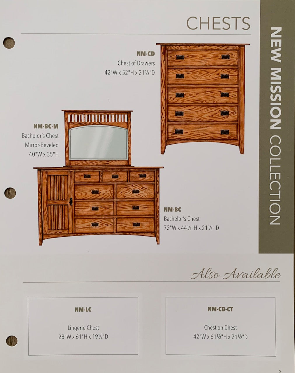 New Mission Bedroom Set