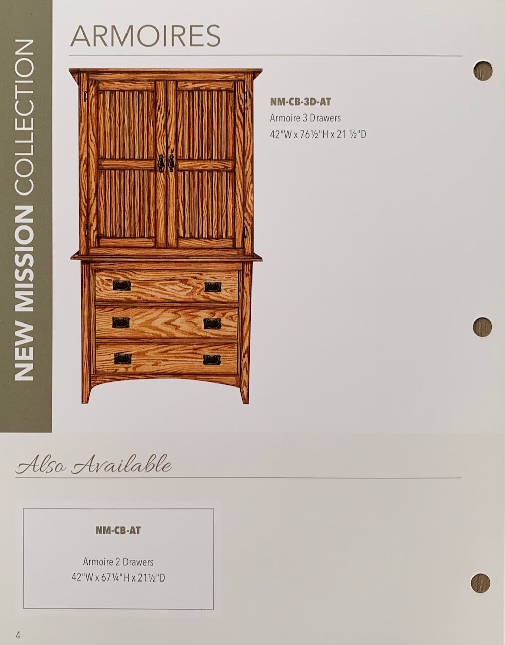 New Mission Bedroom Set