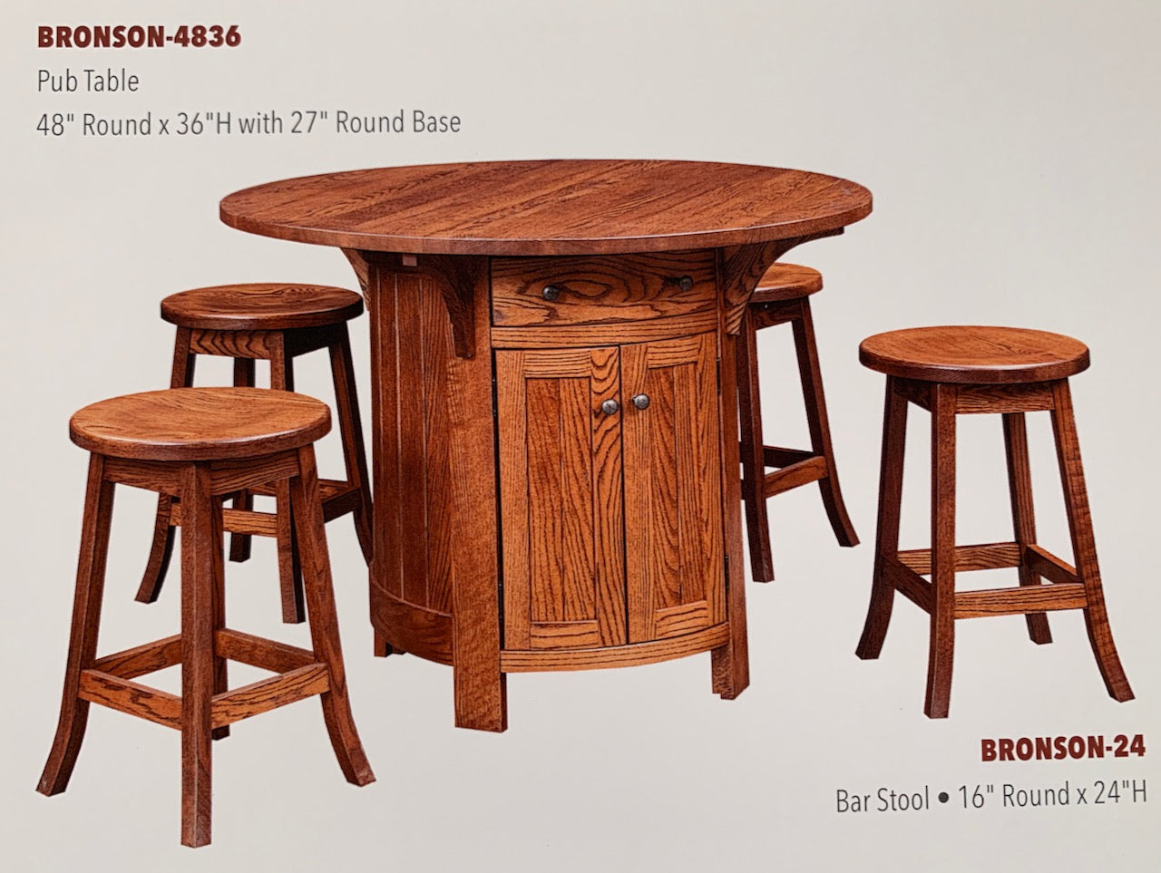 Bronson Gathering Table and Chair Set
