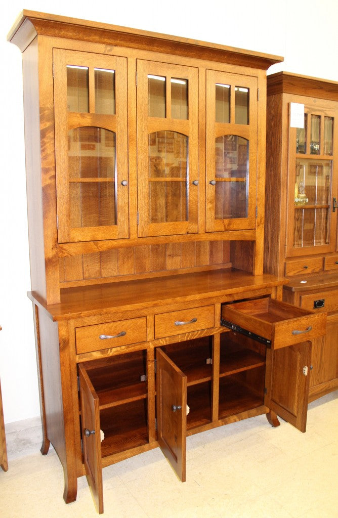 Vienna 56" 3-Door Hutch