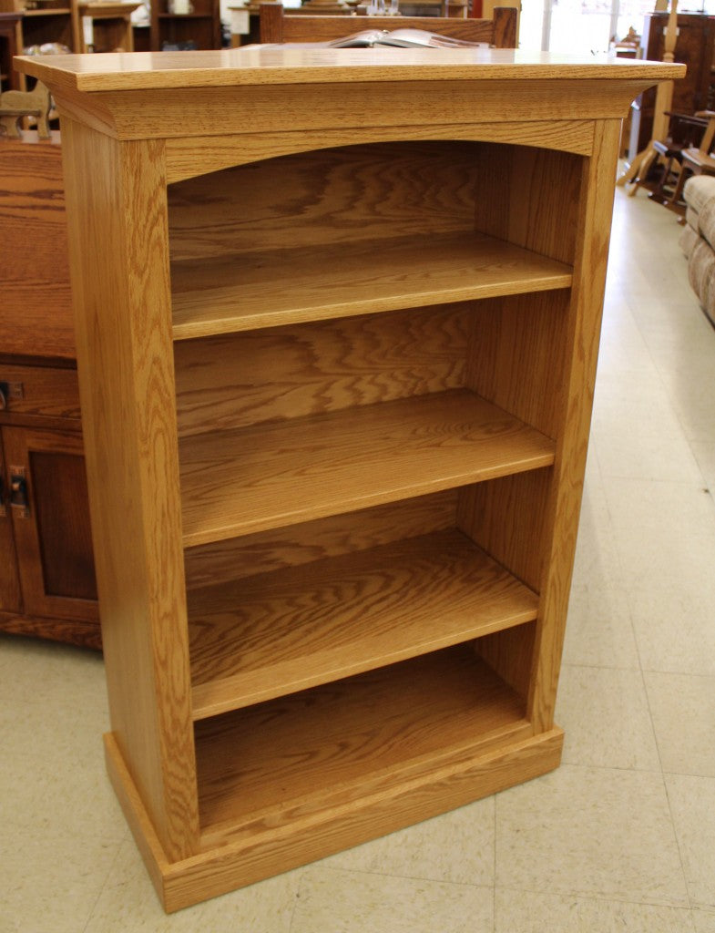 4′ Deluxe Mission Bookcase [32 1/2″ Wide]