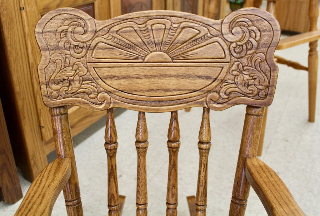 Sunburst Child’s Rocking Chair