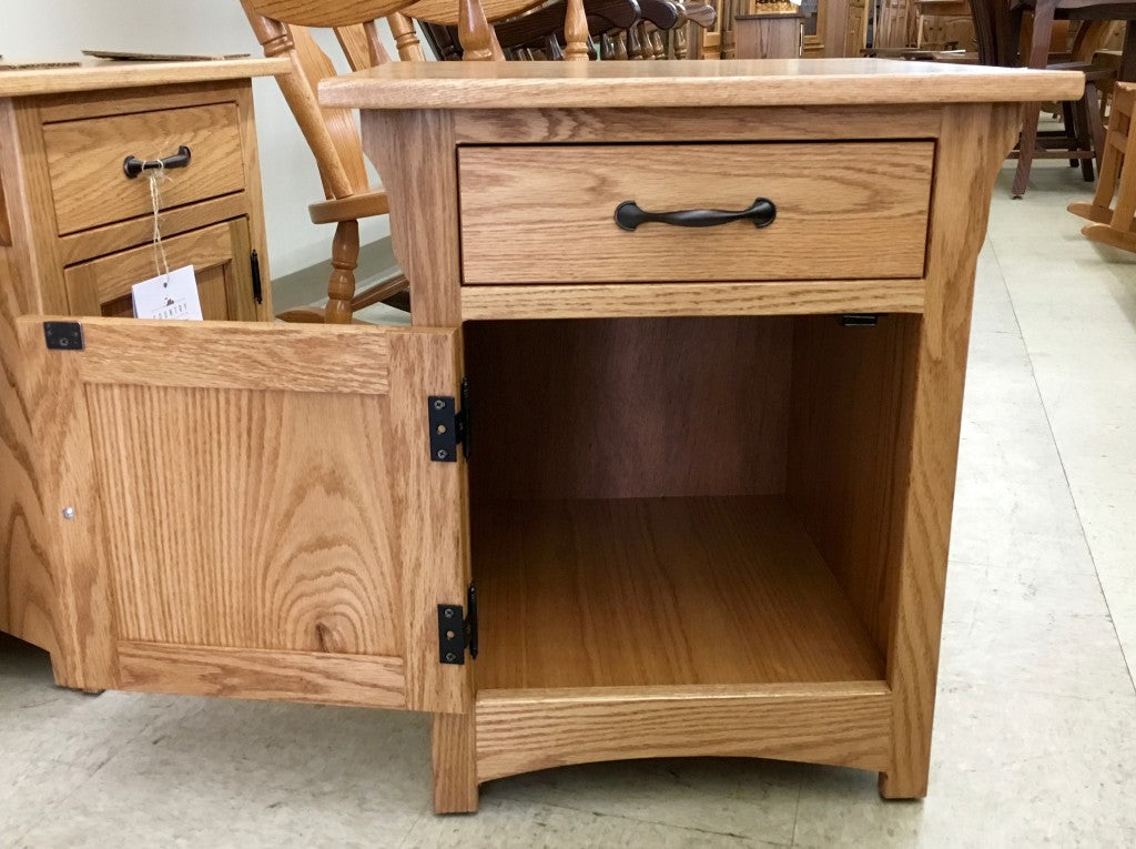 Mission 1-Door End Table