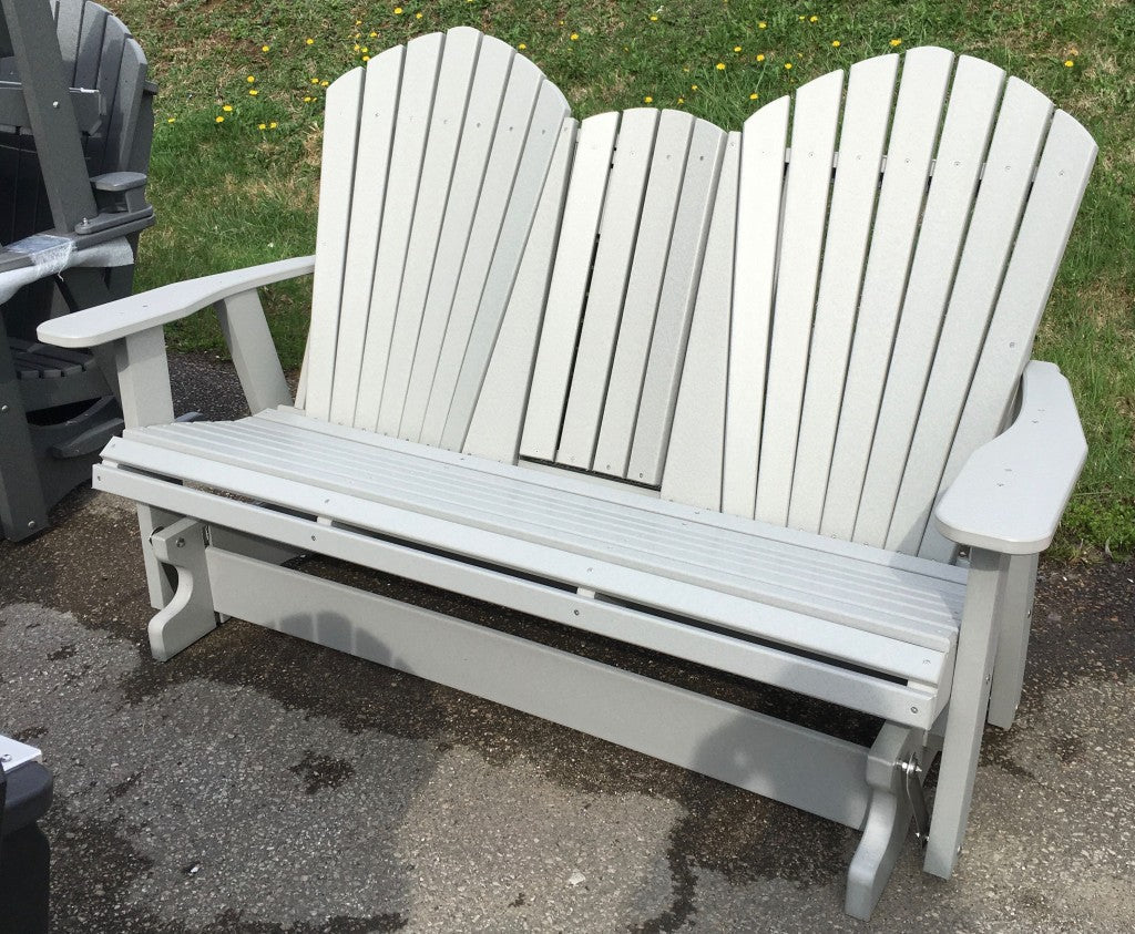 Poly 5′ Adirondack Glider with Fold Down