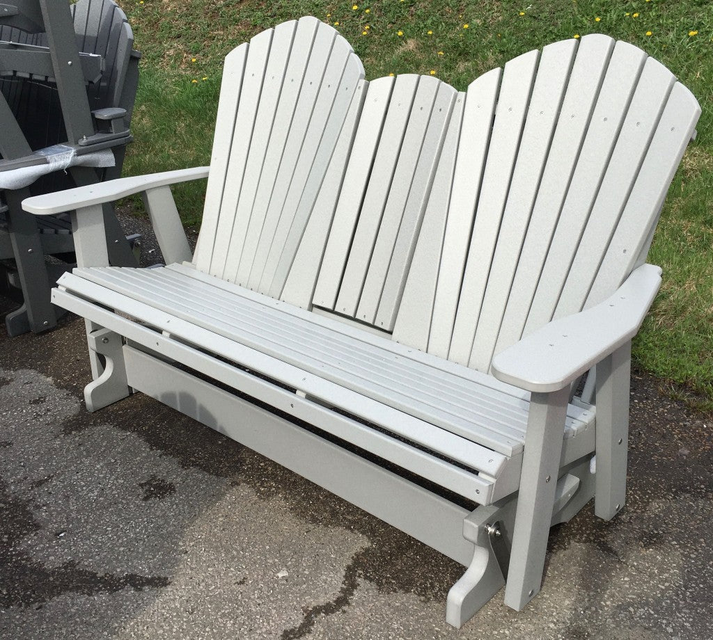 Poly 5′ Adirondack Glider with Fold Down