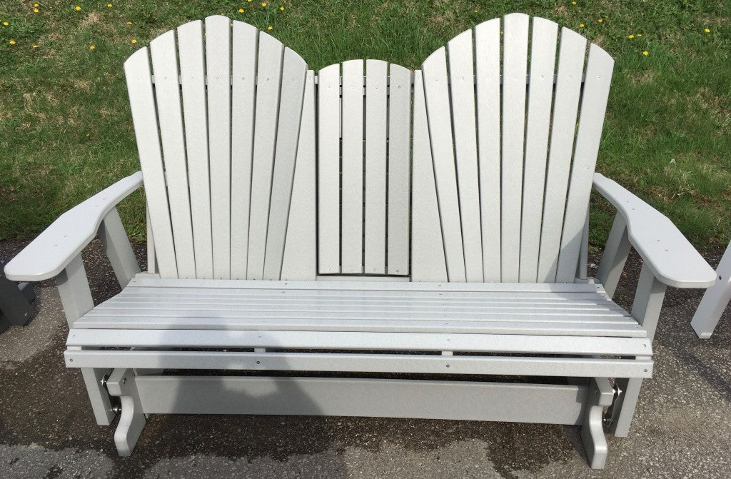 Poly 5′ Adirondack Glider with Fold Down